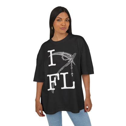 I Will Die In Florida Scythe Tee Black